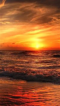sunset beach wallpaper