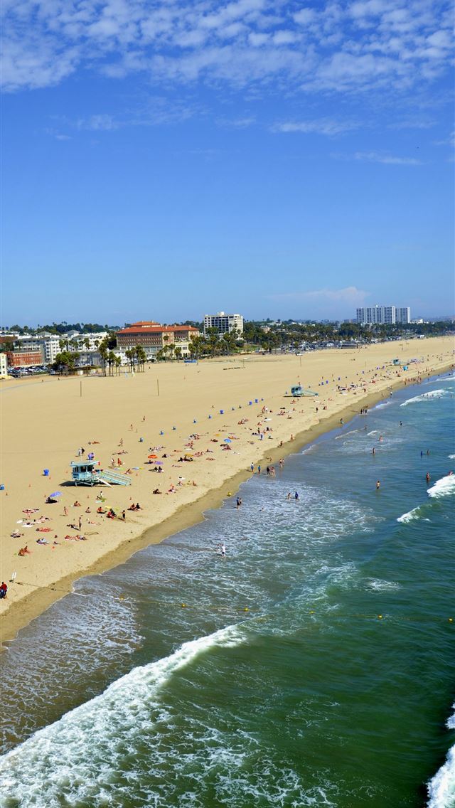 1284x2778 santa monica pier - santa monica pier iPhone Wallpaper
