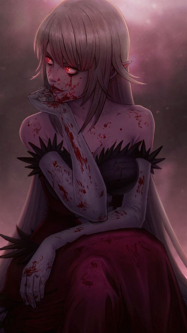 1284x2778 monogatari series - monogatari series iPhone Wallpaper
