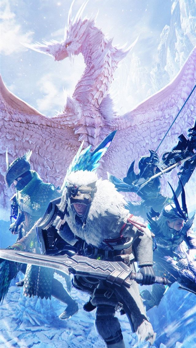 1284x2778 monster hunter world hd - monster hunter world hd iPhone Wallpaper