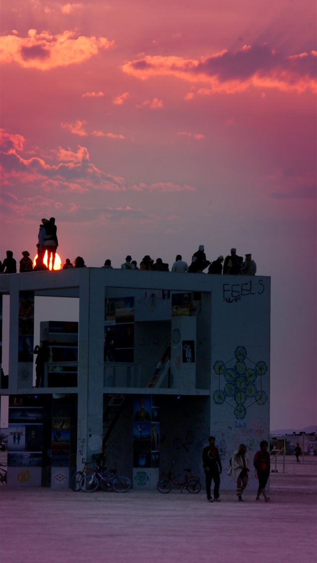 1284x2778 burning man - burning man iPhone Wallpaper