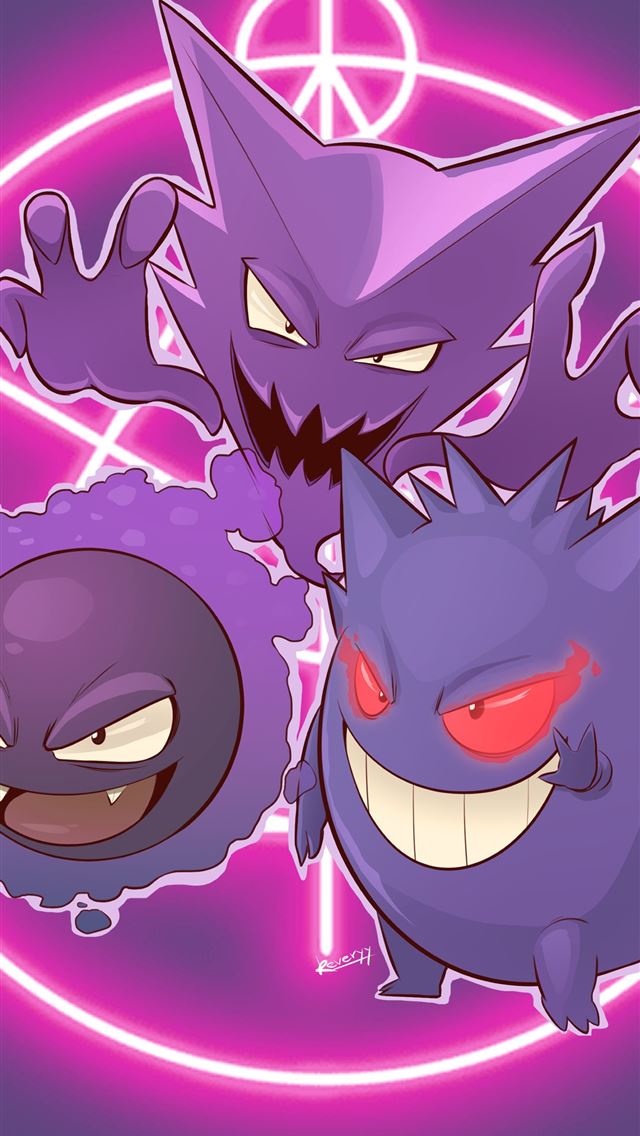 1284x2778 gengar hd - gengar hd iPhone Wallpaper