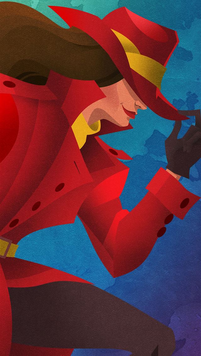 1284x2778 carmen sandiego - carmen sandiego iPhone Wallpaper