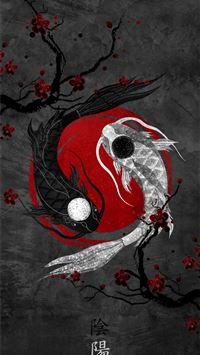 yin and yang wallpaper