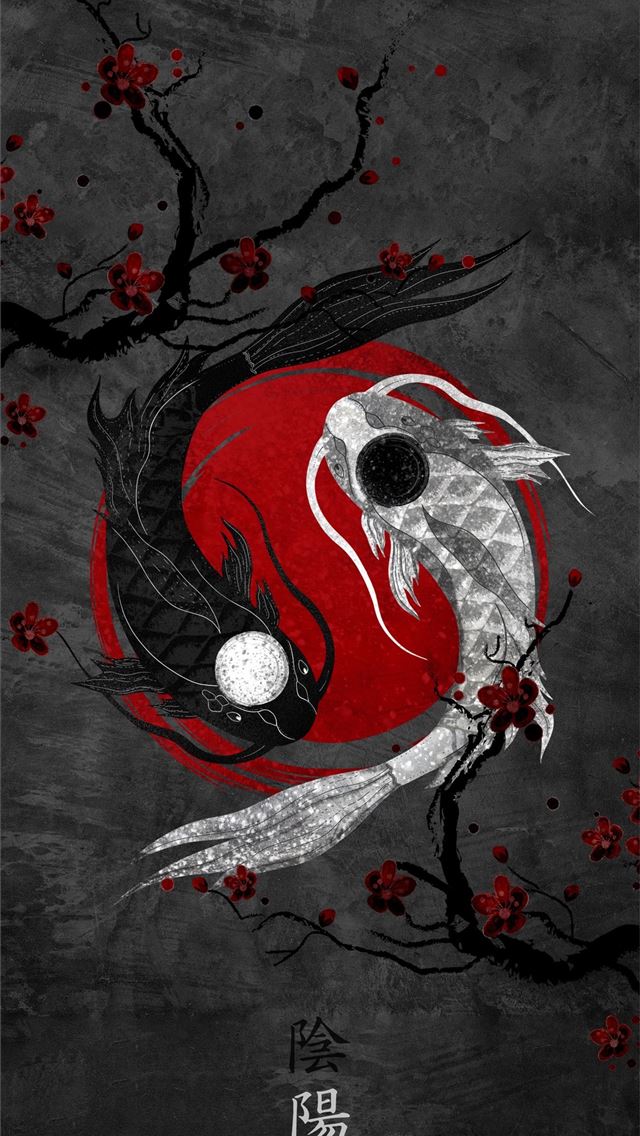 1284x2778 yin and yang - yin and yang iPhone Wallpaper
