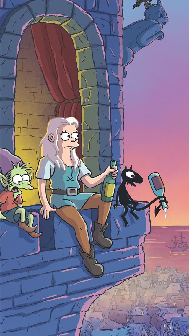 1284x2778 disenchantment - disenchantment iPhone Wallpaper
