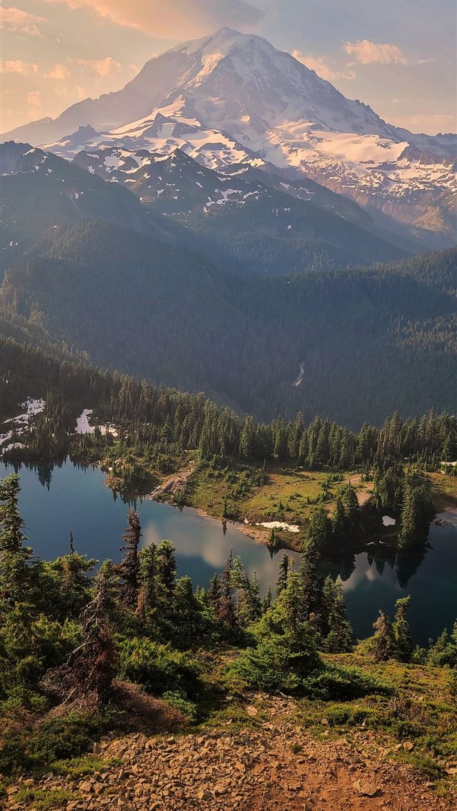 1284x2778 mount rainier national park - mount rainier national park iPhone Wallpaper