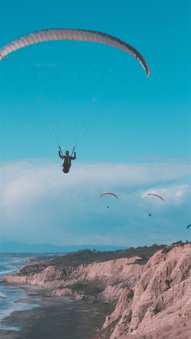 1284x2778 paragliding - paragliding iPhone Wallpaper