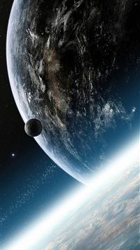 outer space hd iPhone wallpaper