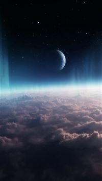 outer space hd iPhone wallpaper