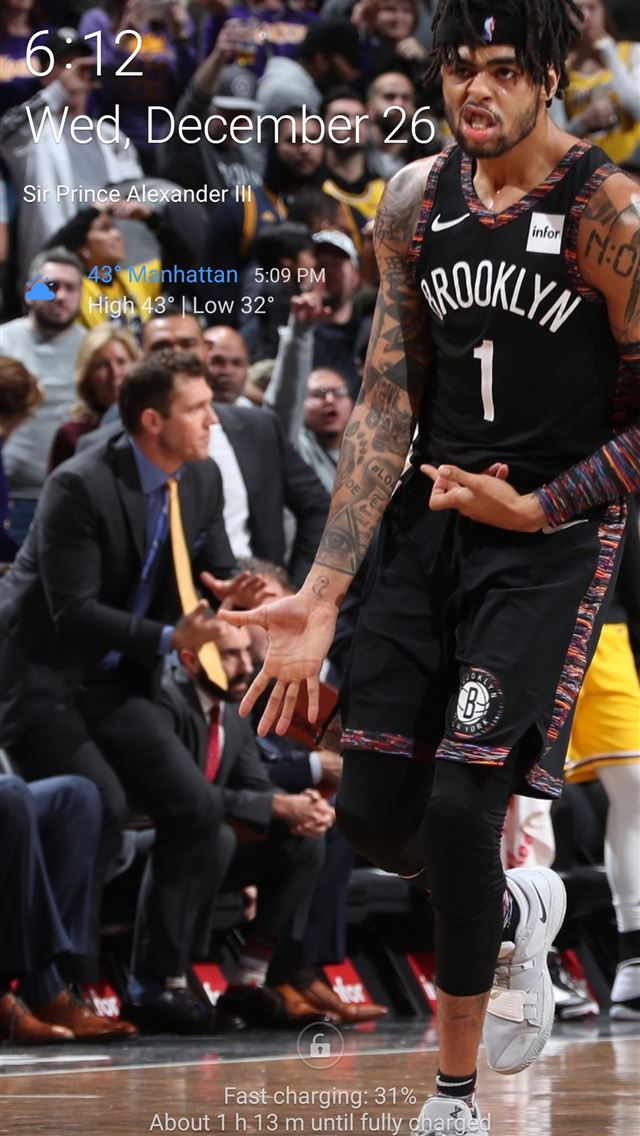 1284x2778 dangelo russell - dangelo russell iPhone Wallpaper