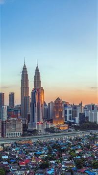 Wallpaper Kuala Lumpur Malaysia night skyscrapers lights city  2560x1600 HD Picture Image