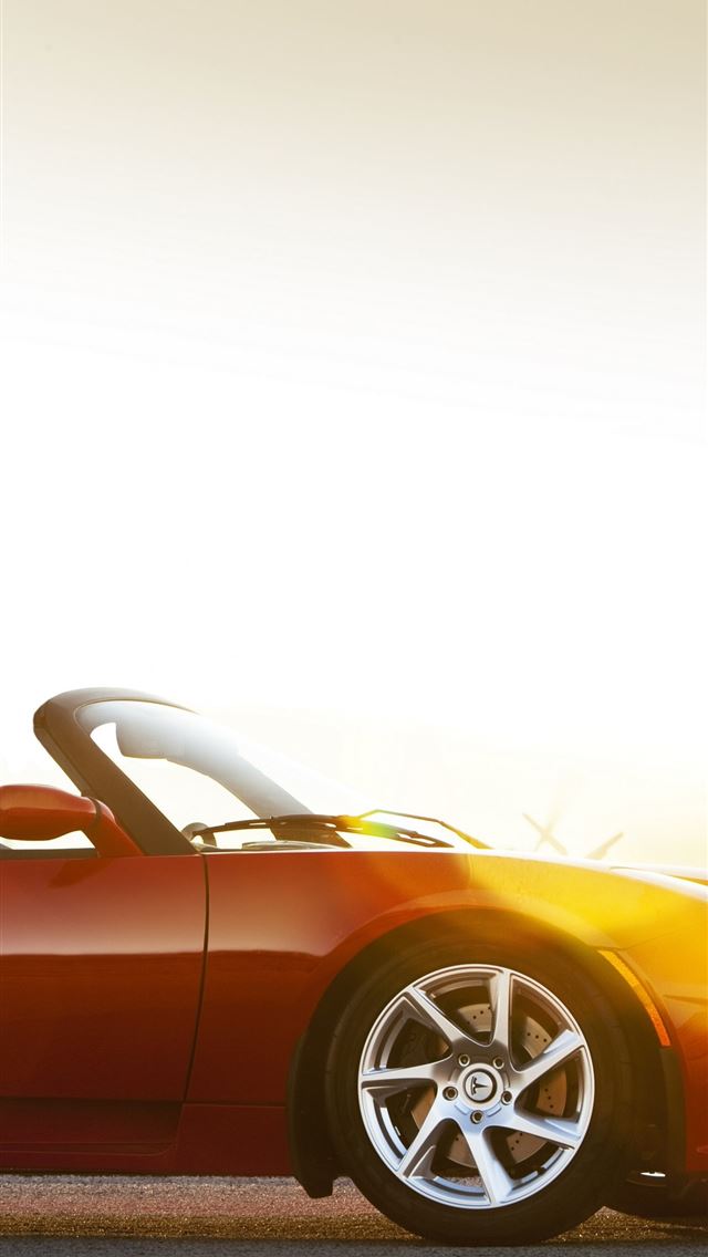 1284x2778 tesla roadster - tesla roadster iPhone Wallpaper