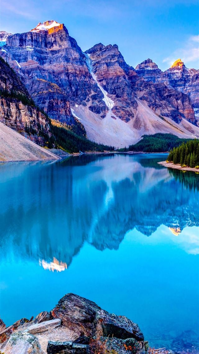 1284x2778 moraine lake - moraine lake iPhone Wallpaper