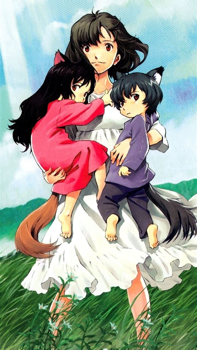 1284x2778 wolf children - wolf children iPhone Wallpaper