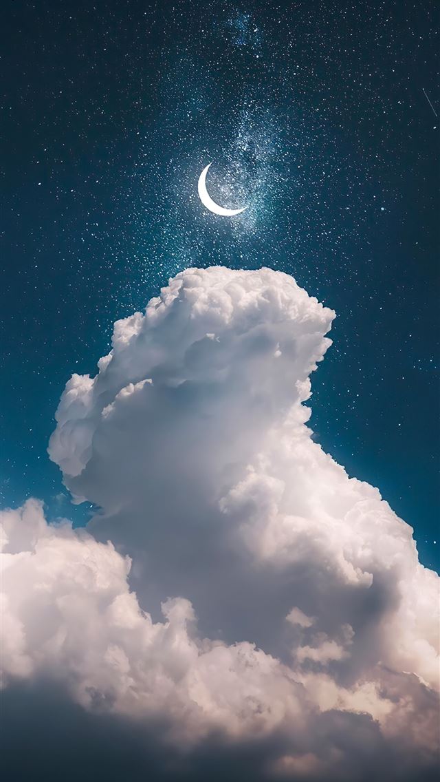 1284x2778 crescent moon - crescent moon iPhone Wallpaper