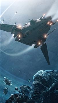 spaceships hd iPhone wallpaper