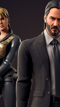 john wick skin fortnite wallpaper