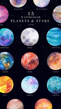 the solar system wallpaper