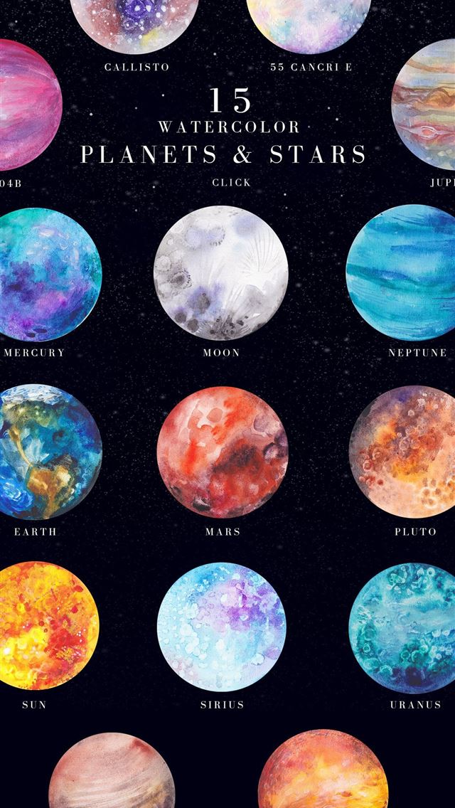 1284x2778 the solar system - the solar system iPhone Wallpaper
