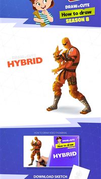 hybrid fortnite wallpaper