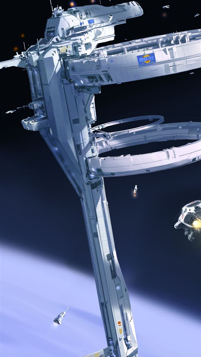 1284x2778 space station - space station iPhone Wallpaper