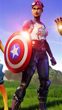 fortnite x avengers wallpaper