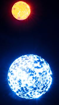 binary star wallpaper