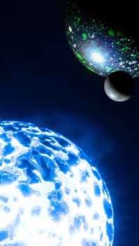 binary star wallpaper