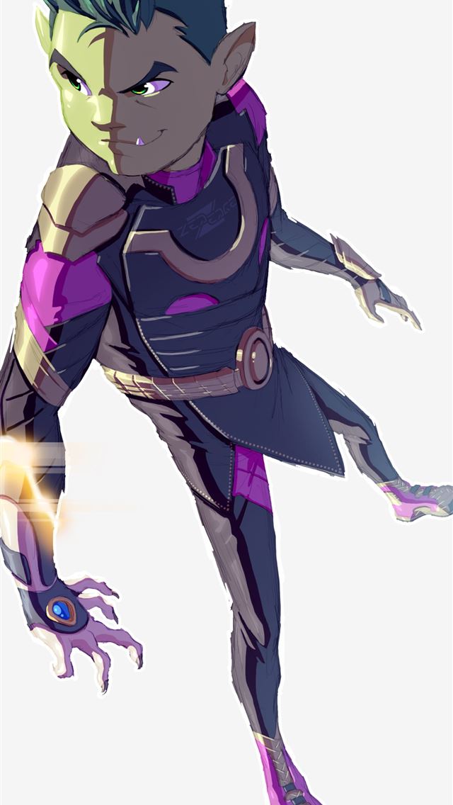 1125x2436 beast boy - beast boy iPhone Wallpaper