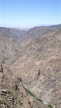 black canyon of the gunnison national park iPhone wallpaper