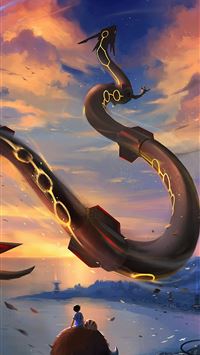 Shiny rayquaza HD wallpapers