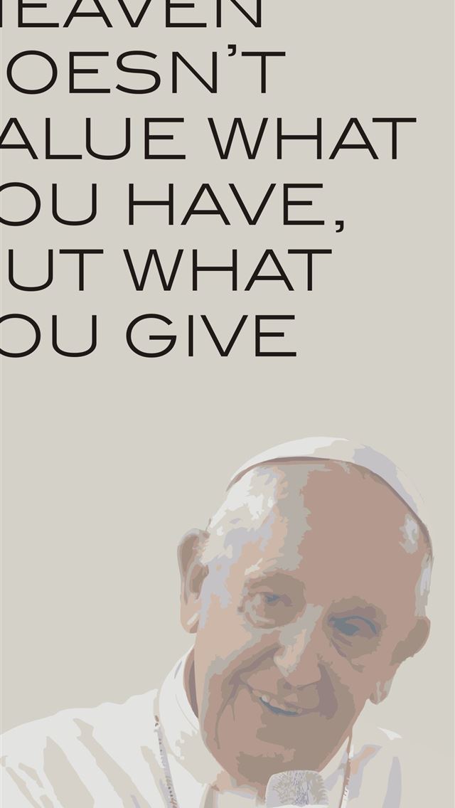 1284x2778 pope francis -  iPhone Wallpaper