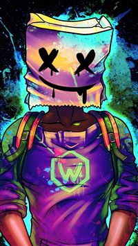 marshmello skin fortnite wallpaper