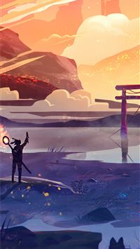 torii gate wallpaper