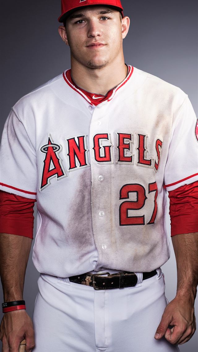 1125x2436 mike trout - mike trout iPhone Wallpaper