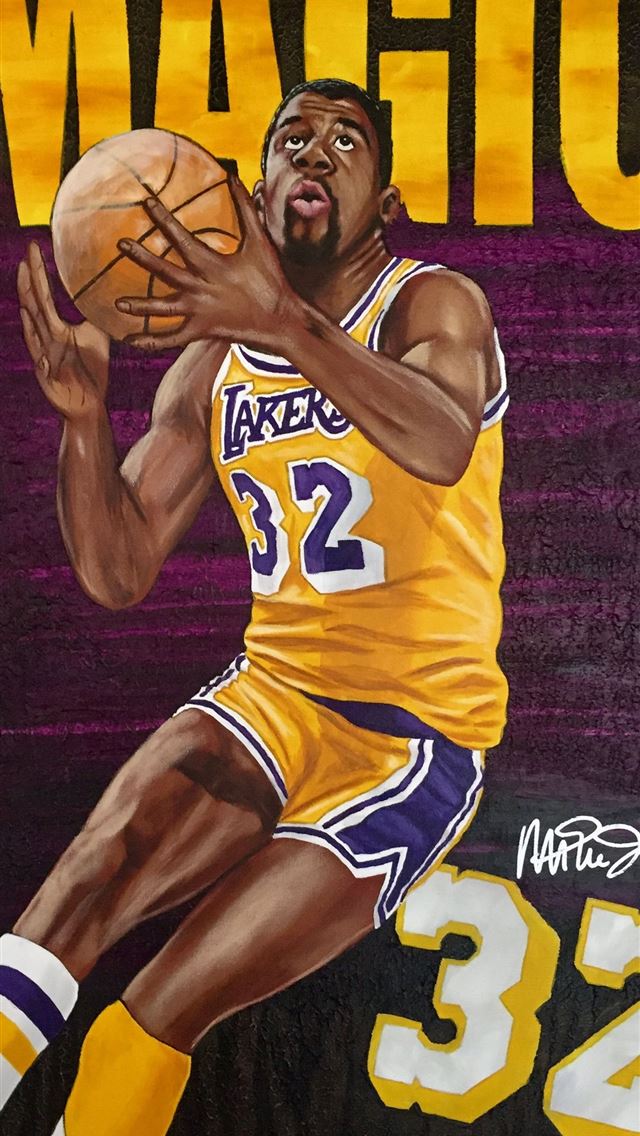 640x1136 magic johnson -  iPhone Wallpaper