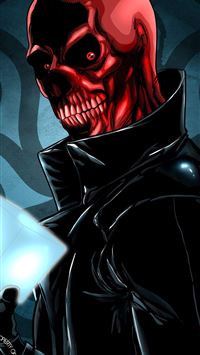captain america red skull wallpaper