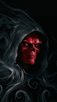 captain america red skull wallpaper