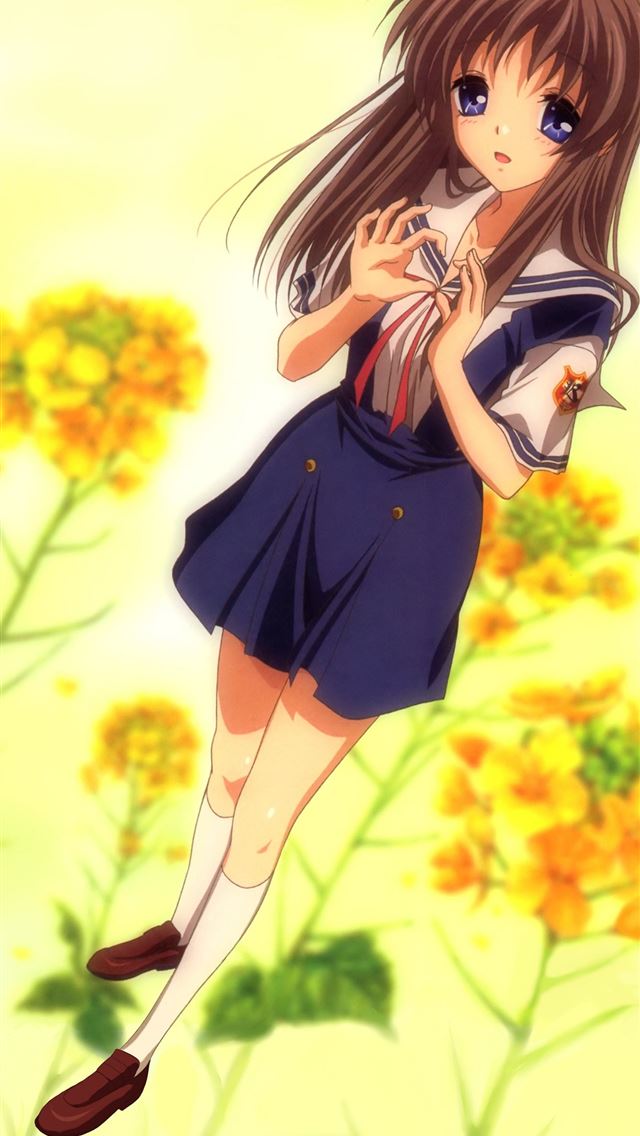 1284x2778 tomoya okazaki - anime iPhone Wallpaper
