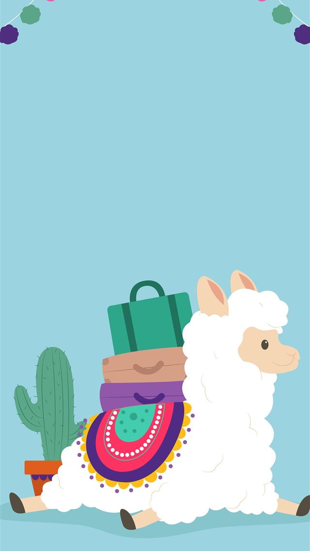 1284x2778 llama - llama iPhone Wallpaper
