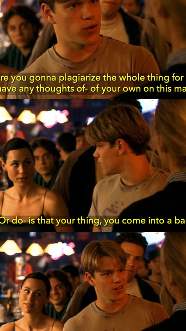640x1136 good will hunting -  iPhone Wallpaper