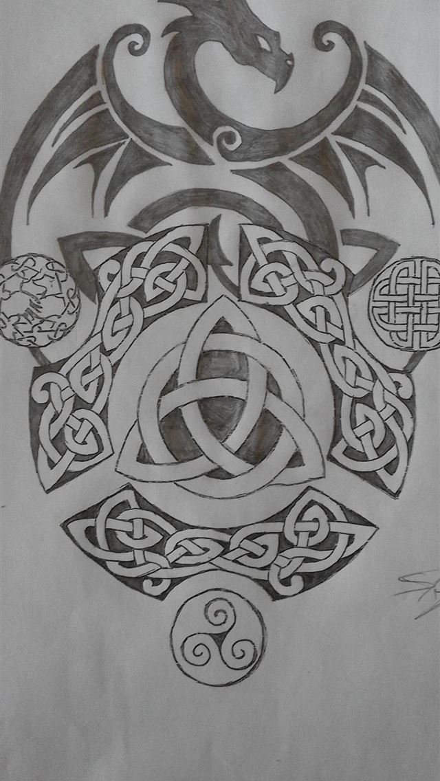 1125x2436 triquetra - triquetra iPhone Wallpaper