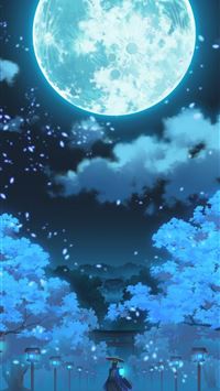 strawberry moon wallpaper