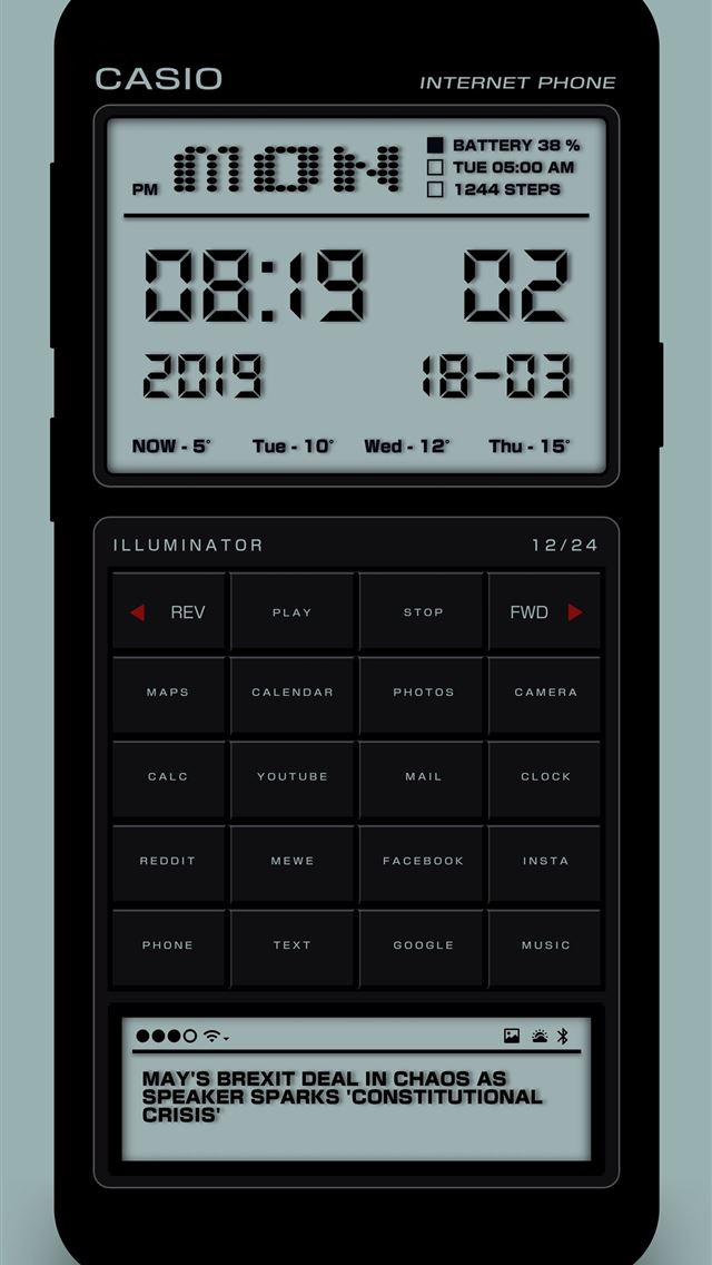 1284x2778 casio - casio iPhone Wallpaper