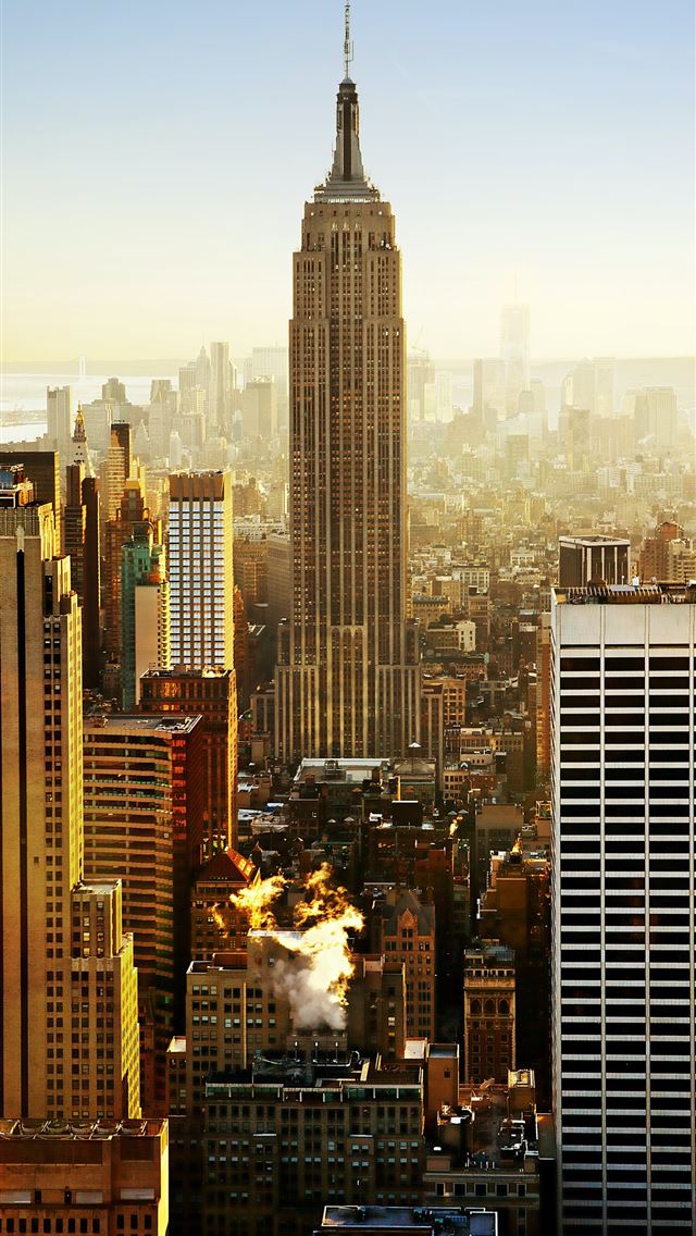 1284x2778 photo of gray building - new york city iPhone Wallpaper