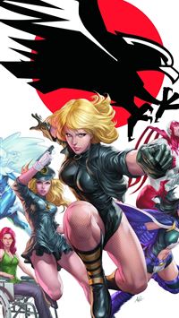 black canary wallpaper