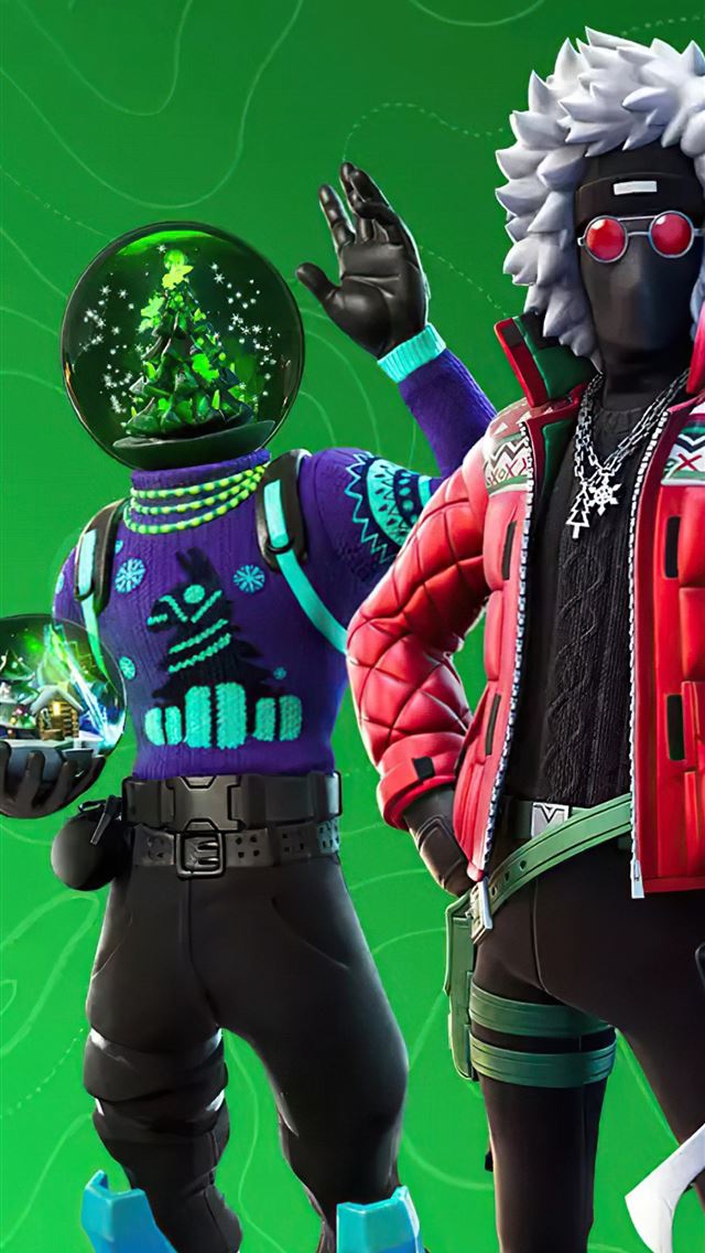 1284x2778 christmas fortnite - christmas fortnite iPhone Wallpaper