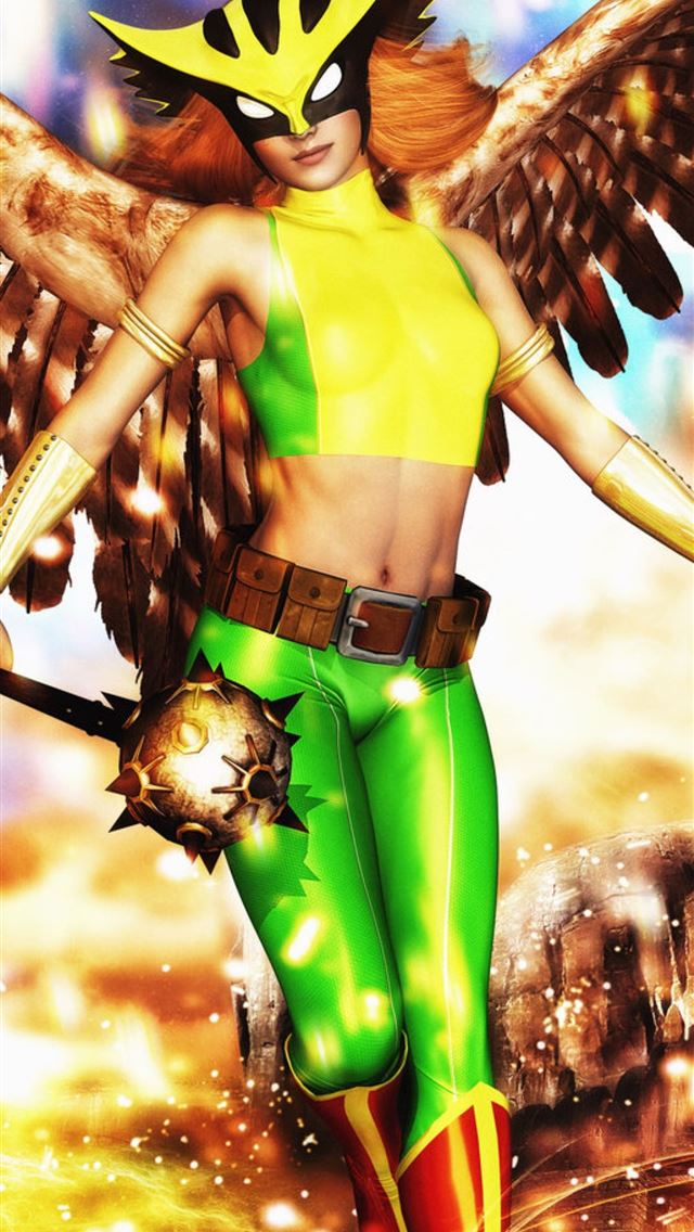 1284x2778 hawkgirl -  iPhone Wallpaper