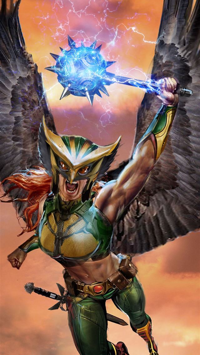 1284x2778 hawkgirl -  iPhone Wallpaper